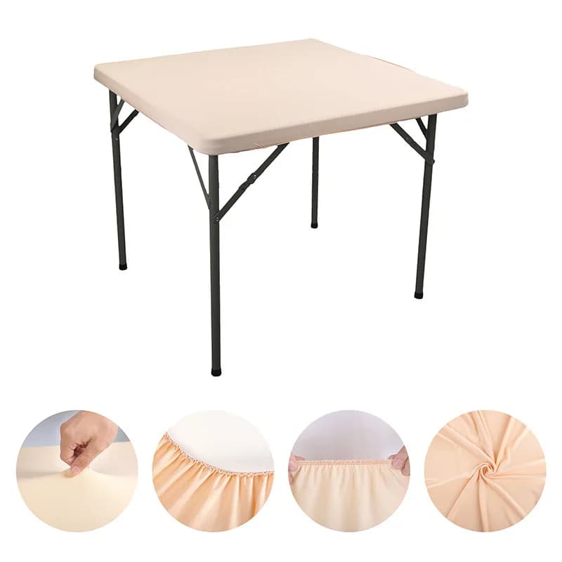 Couverture de Table carrée à bord élastique, nappe de pique-nique de Camping en plein air, décor de 