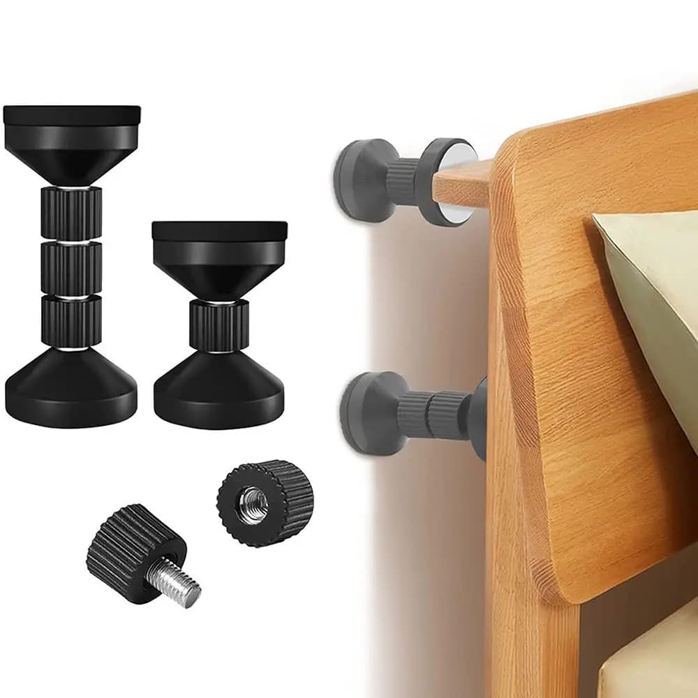 Support télescopique anti-vibration pour meuble, canapé, lit, stabilisateur de tête de lit, butée de