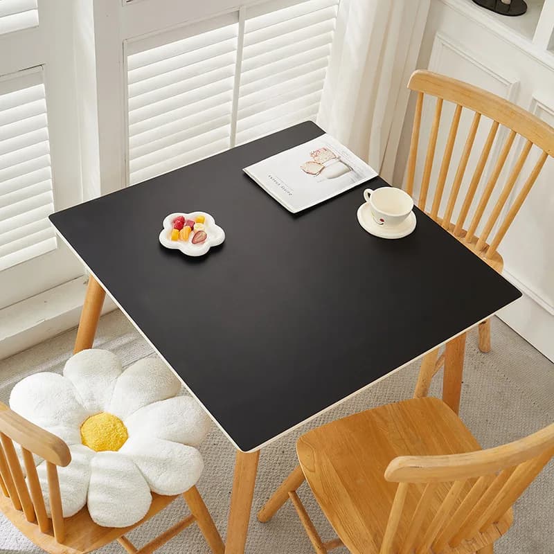 Nappe carrée imperméable, anti-huile, anti-brûlure, pour table à manger, tapis de protection pour bu