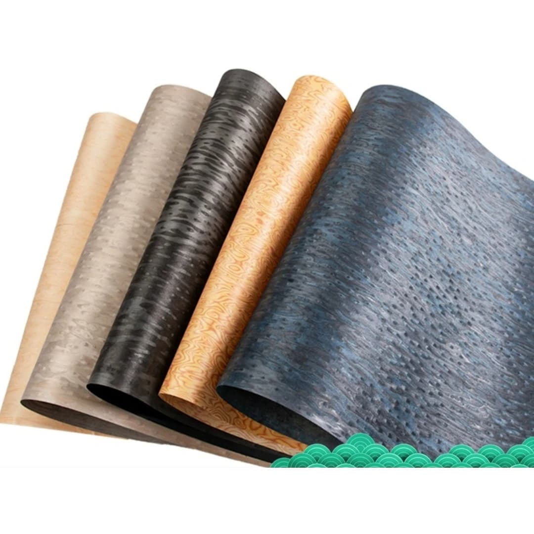Placage en bois d'ingénierie œil de chat 58x250cm pour les applications de surfaces durables dans le