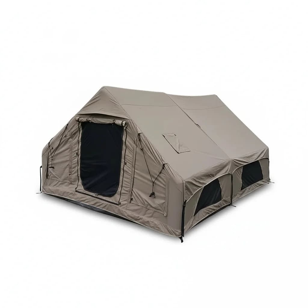 Tente gonflable, tente automatique pop-up de 6,3 mètres carrés, tente de camping familiale robuste p