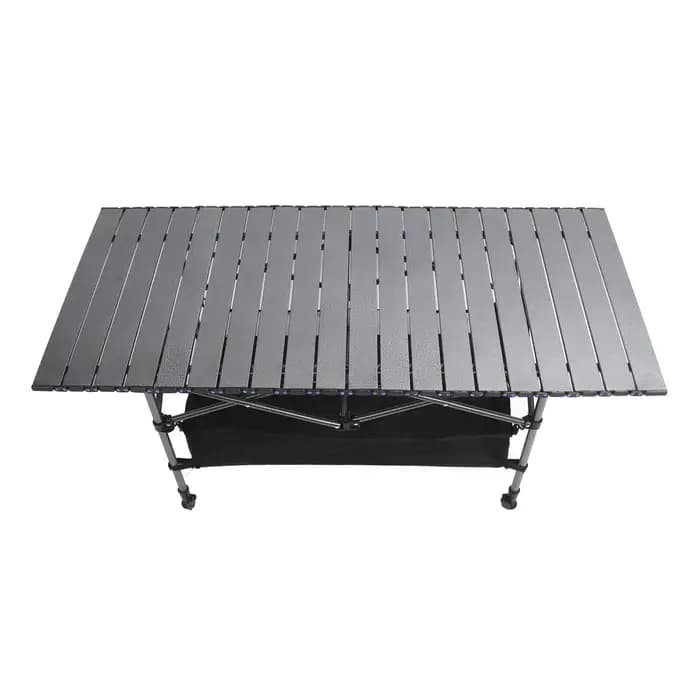 Table pliante compacte d'extérieur en acier au carbone