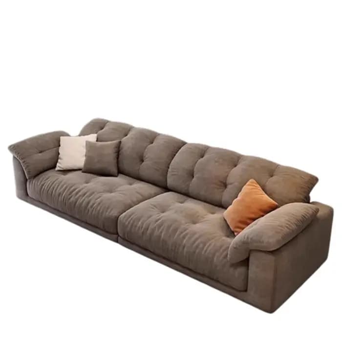 Canapé sectionnel moderne de luxe avec accoudoirs plus longs