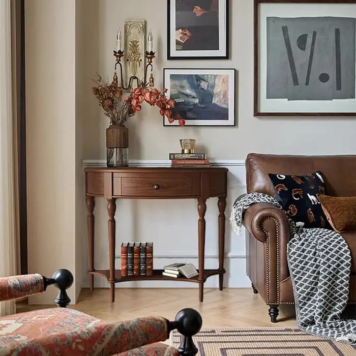Table Console traditionnelle du milieu du siècle