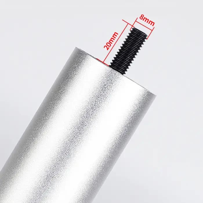 Pied de meuble réglable en alliage d'aluminium
