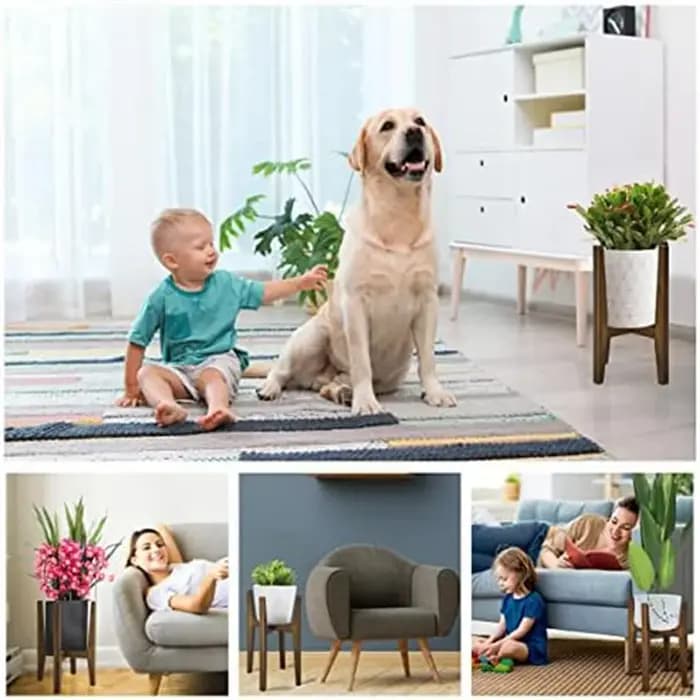 A04I support pour plantes réglable moderne plantes d'intérieur supports coin porte-fleurs pour intér