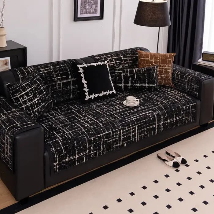 Housse de canapé de luxe légère et moderne