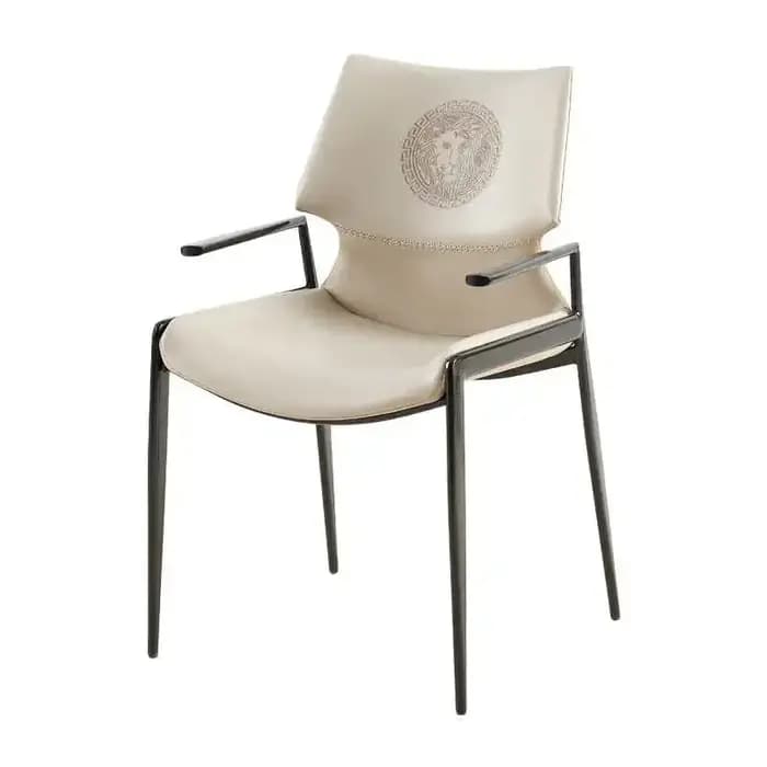 Chaise de salle à manger de luxe légère italienne