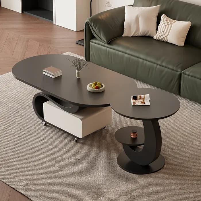 2025 nouvelle lumière de luxe haut de gamme maison mobile petite table basse