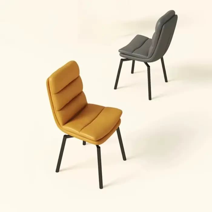 Chaises de salle à manger italiennes en métal