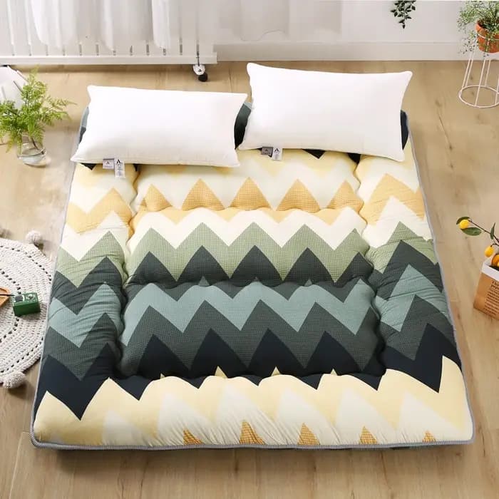 Matelas tatami épais pour salon, tapis de sol, coussin moelleux pliable, matelas de couchage pour la