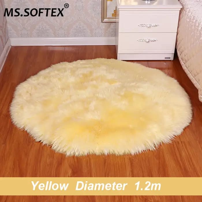 MS.Softex-Coussin de siège en peau de mouton naturelle