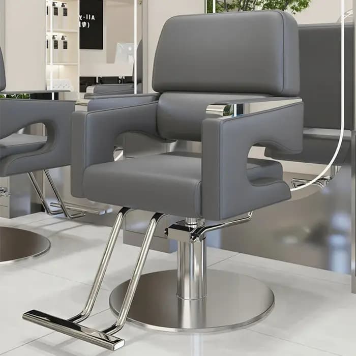 Chaise de barbier nordique moderne confortable Salon de luxe chaise de coiffeur ergonomique beauté m