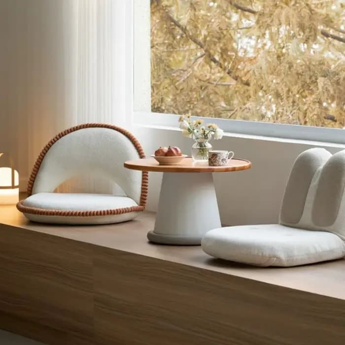 Fauteuil de sol paresseux pliable et pivotant