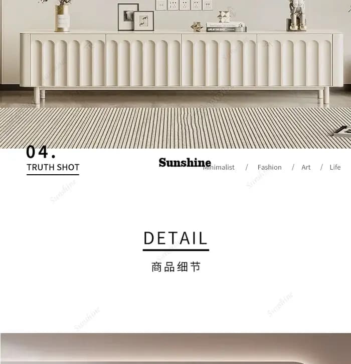 Meuble TV blanc simple YUnique, salon classique, 200 cm, meubles TV modernes, salon, designer, muebl