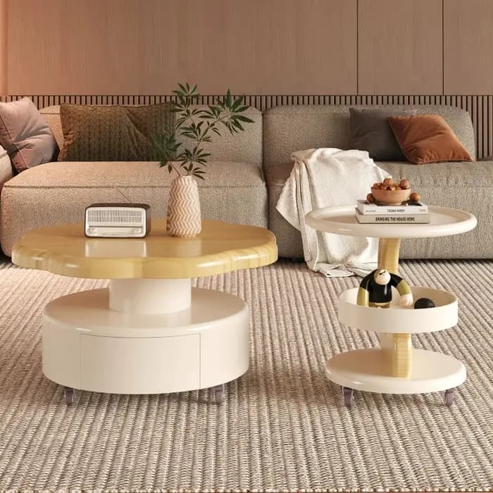 Table basse moderne pour canapé