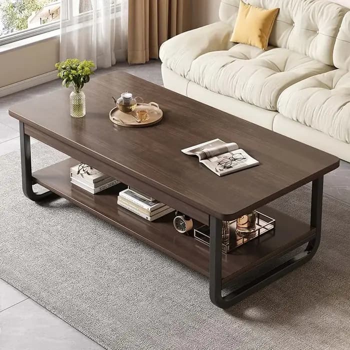 Nouvelle table basse rectangulaire pour petit appartement, salon ou bureau – petite table à thé dome