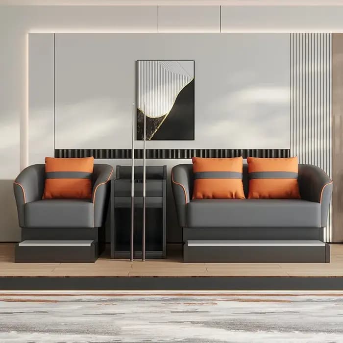 Salon de sol Salon canapés Double concepteur élégant luxe canapé confortable Salon Muebles Para El Hogar maison accessoires