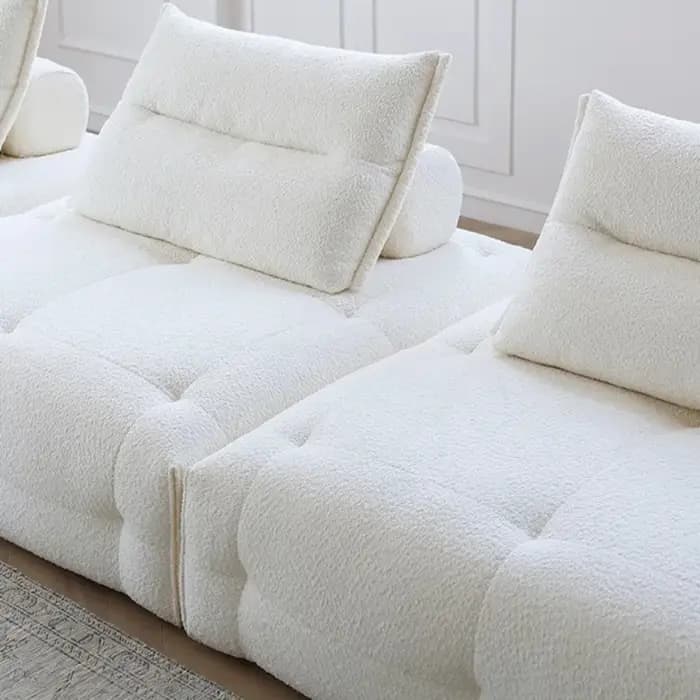 Moderne Simple Module combinaison salon canapés compressé éponge remplissage Groot luxe créatif nordique