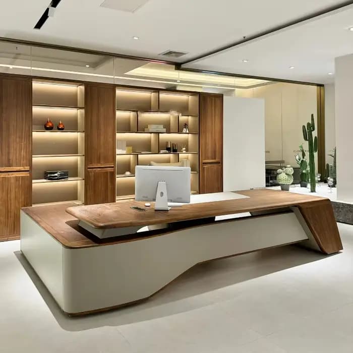 Bureau de mode en bois Simple créatif pas cher intérieur grande taille
