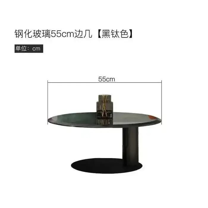 Tables basses design en acier inoxydable, Table à thé ronde de luxe européenne, meubles de salon, Ta