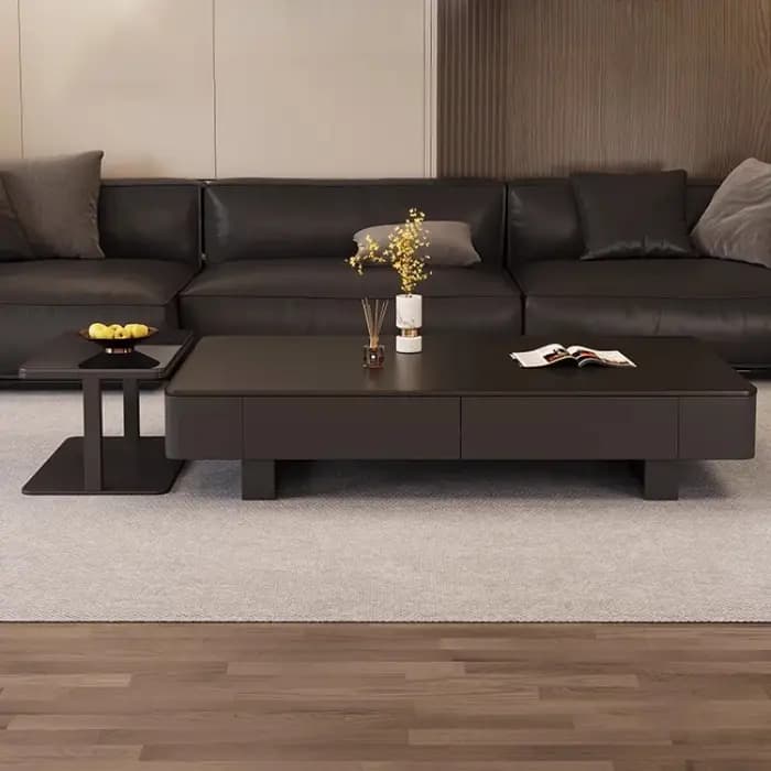 Table basse moderne japonaise de luxe esthétique mobile
