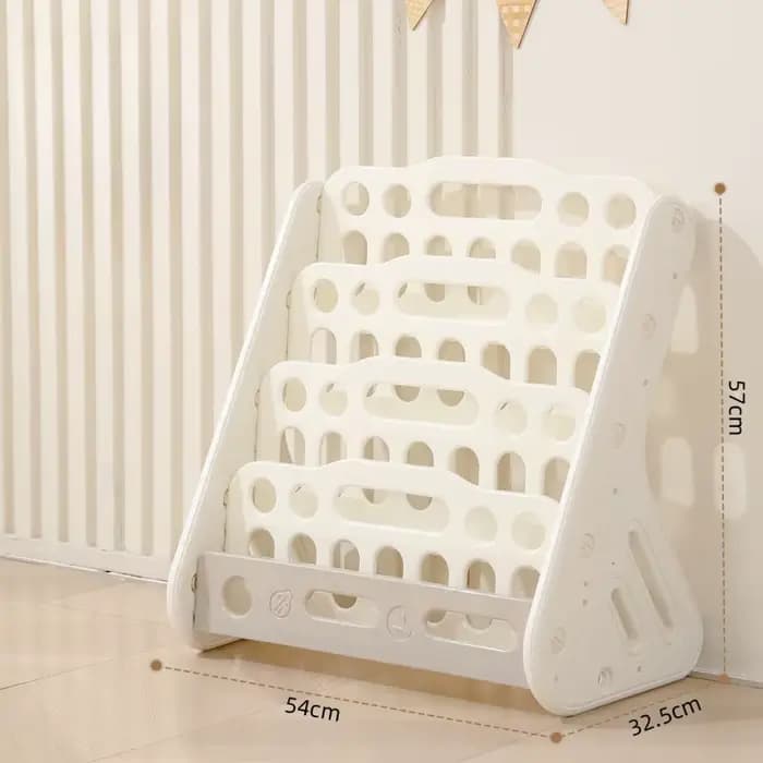 Étagère de rangement 2 en 1 pour enfants, armoire de rangement pour jouets, maison pour bébé, livres