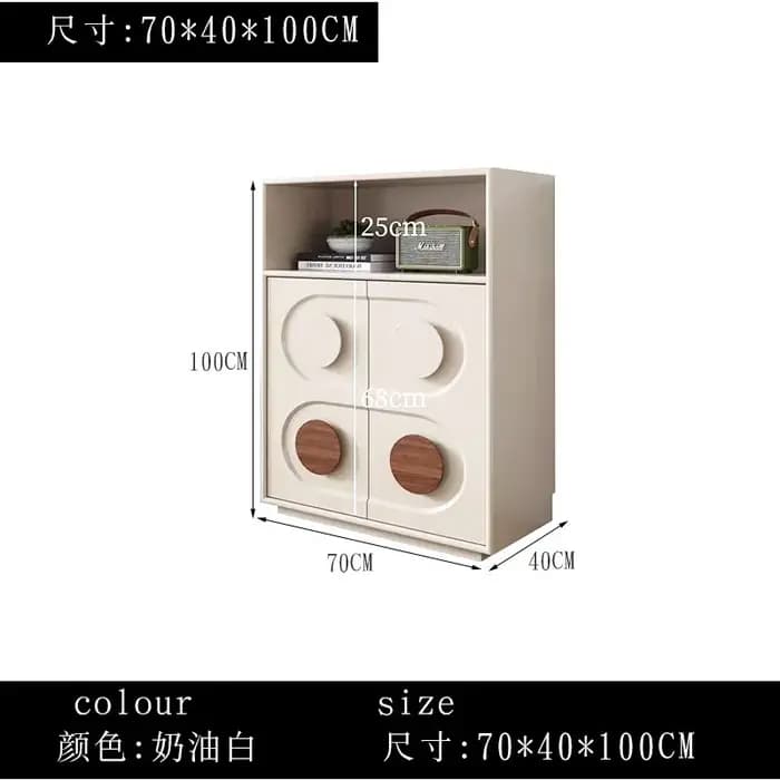 Meuble TV en Bois Massif pour Salon, Chambre à Coucher Moderne, Meuble TV Universel Blanc, Table d'A