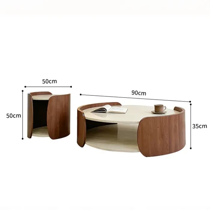 Tables basses tendance européennes, table basse de luxe italienne moderne, table basse vintage nordique, meubles de salon