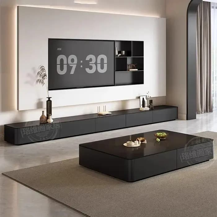 Salon Design meuble Tv rangement nordique Vintage tiroirs bas meuble Tv professionnel universel Funk