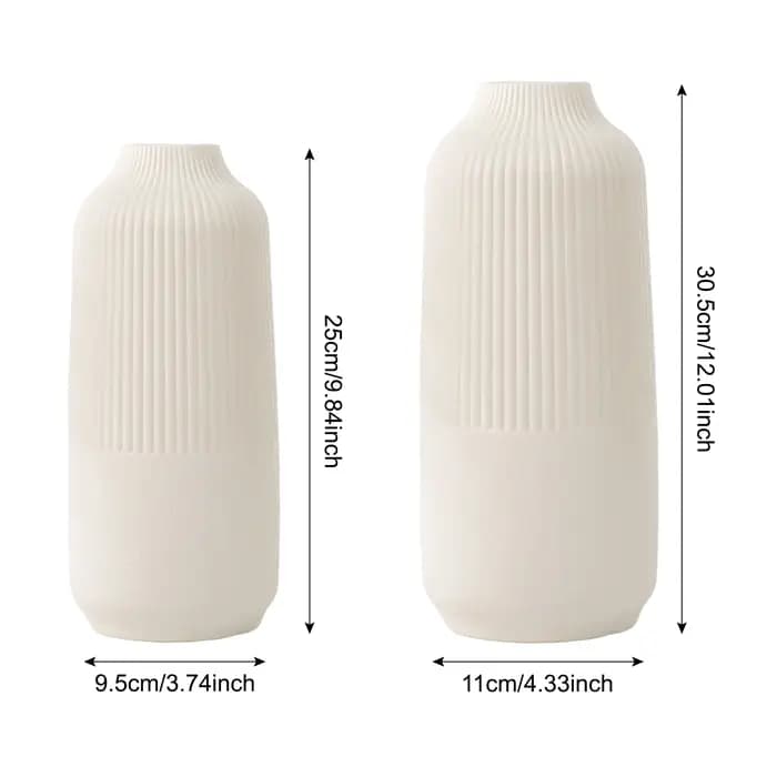 Vase élégant centres de table, Vase de Style européen pour étagère, Table et bureau