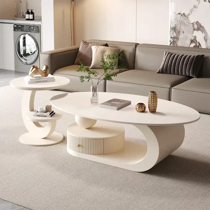 Table basse de sol d'affichage multifonction