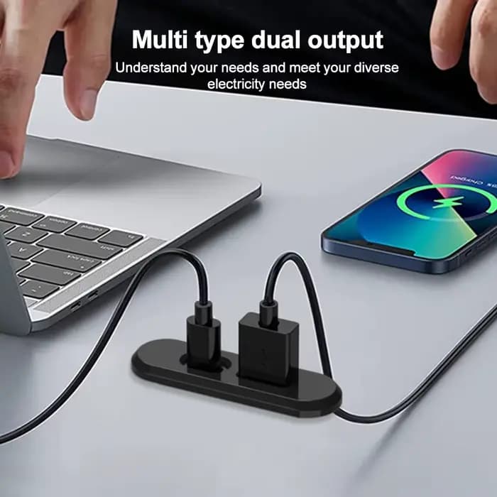 Prises encastrées sur Table 1 USB-A et 1 type-c prise de courant cachée de bureau intégrée avec rall