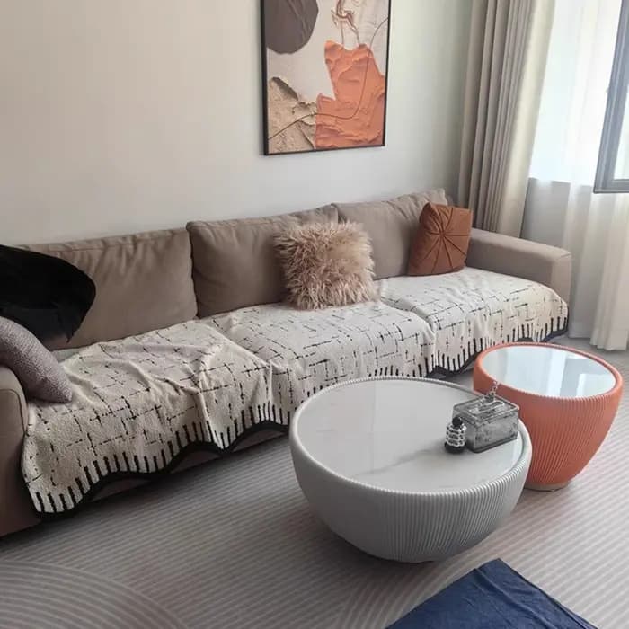 Ensembles européens Table basse ronde modulaire tendance élégante