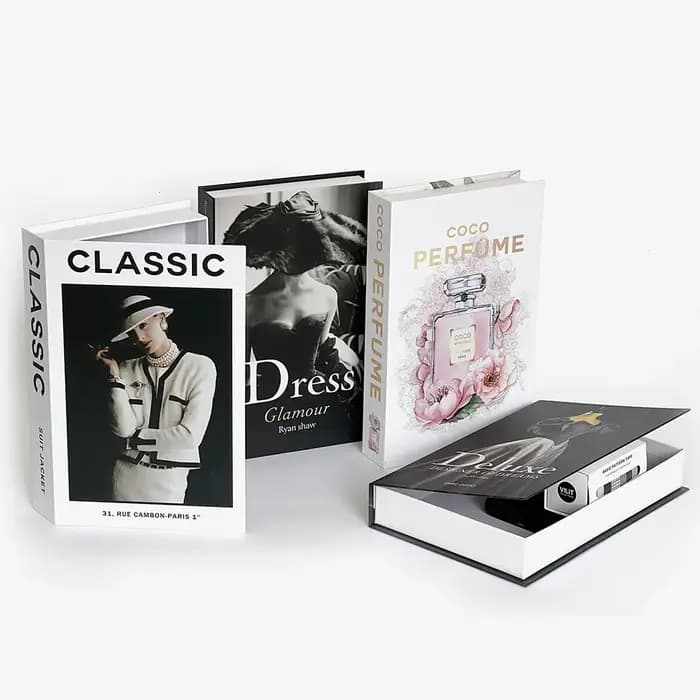 Faux livres d'art ouvrable à la mode