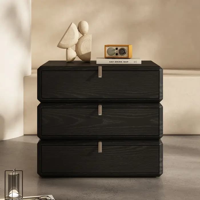 Table De Chevet moderne De luxe nordique minimaliste avec tiroirs