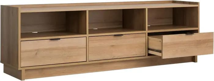 Meuble TV Simply Modern, armoire de rangement en chêne avec étagères, armoire de rangement pour salo