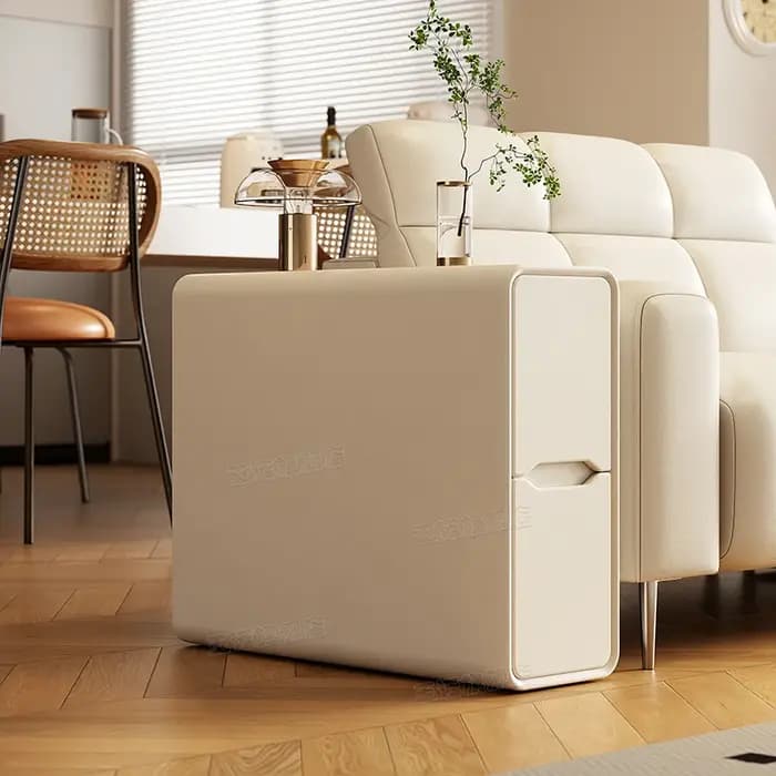 Armoire latérale de canapé Ultra-étroite de luxe