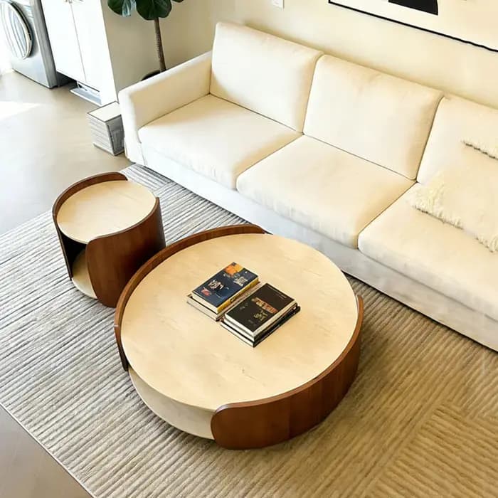 Tables basses tendance européennes, table basse de luxe italienne moderne, table basse vintage nordique, meubles de salon
