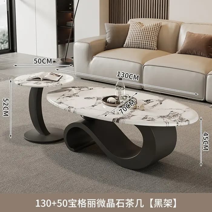 Tables basses Design De luxe pieds moderne petite Table basse extérieure blanche milieu du siècle