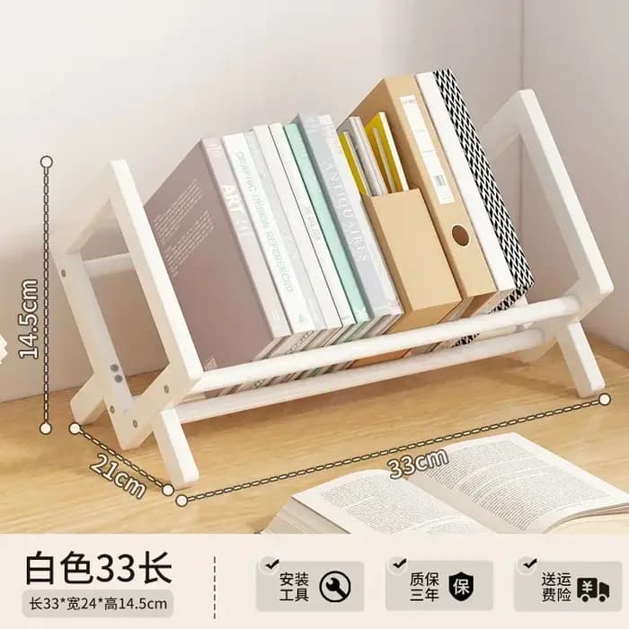 Étagère à livres simple à assembler soi-même, multi-niveaux, facile à installer, meuble de rangement