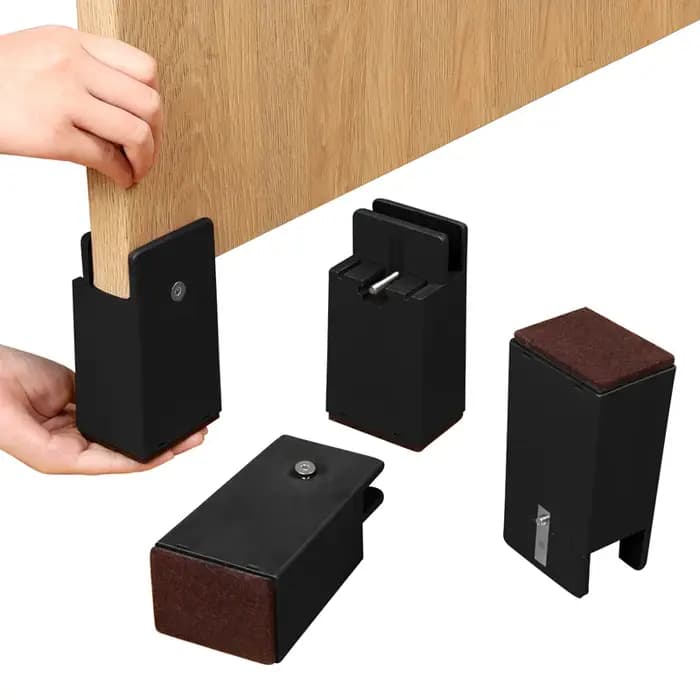 4 pièces pieds de chaise réglables Riser vis pince 2 4 pouces hauteur robuste canapé Tables lit meub
