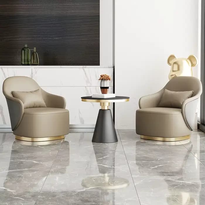 Fauteuil pivotant de luxe léger