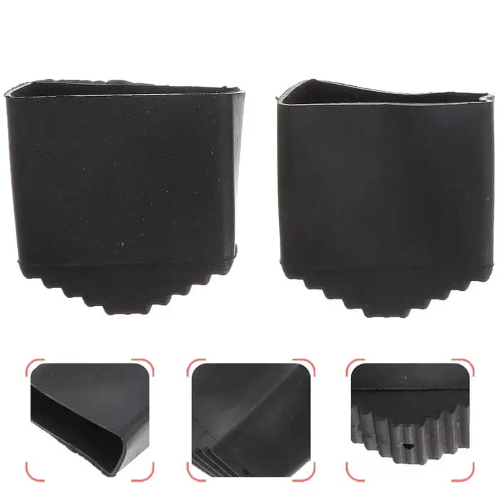 2 pièces pieds de chaise échelle télescopique coussin de protection