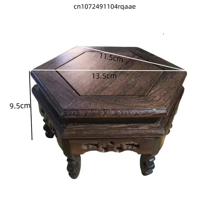 Socle de table en bois rétro