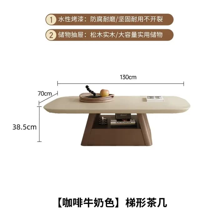 Table basse rectangulaire minimaliste, européenne, moderne, tendance, esthétique, Design De chambre