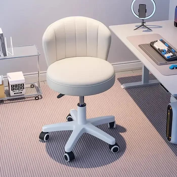 360 ° Chaise rotative, tabouret de maquillage réglable en hauteur, coiffeuse de chambre à coucher,