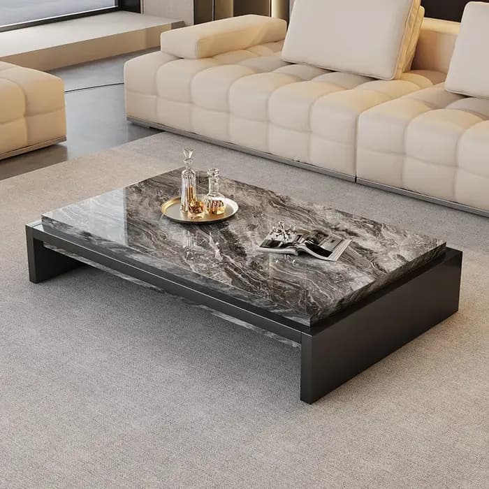 Table basse rectangulaire pour salon