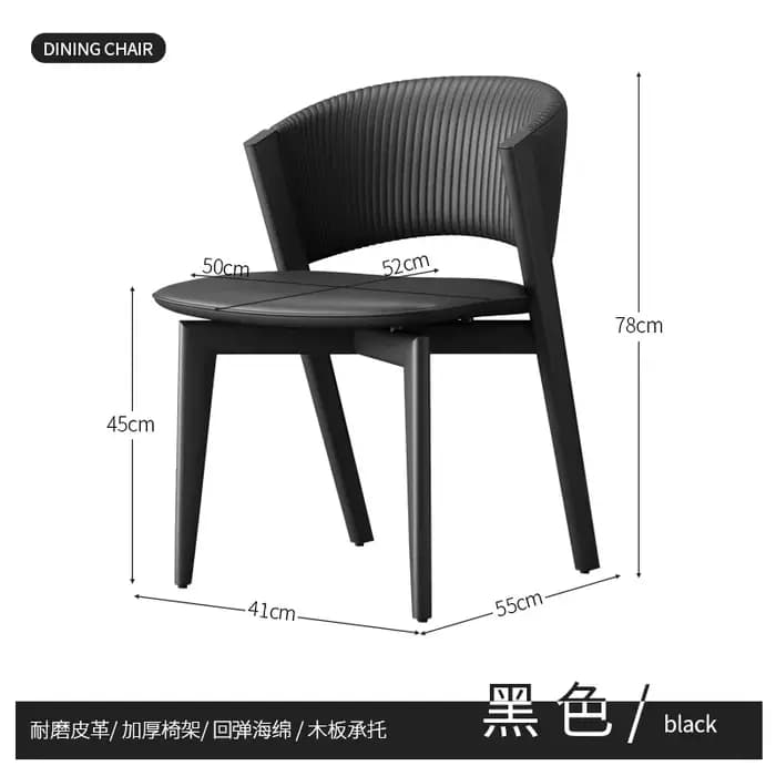 Petites chaises classiques nordiques tendance, chaises de salle à manger de beauté exquises, meubles de salle à manger de Style européen
