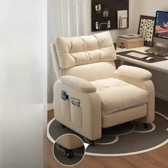 Chaise de bureau confortable pour longues sessions, fauteuil de gaming pour bar internet, canapé par